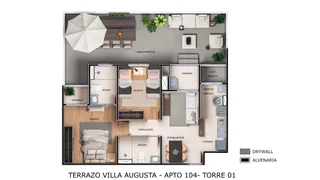 TERRAZO VILLA AUGUSTA no Vila Augusta, Guarulhos - Foto 34