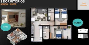 Apartamento com 2 Quartos à venda, 56m² no Tubalina, Uberlândia - Foto 5