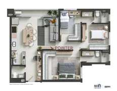 Apartamento com 3 Quartos à venda, 84m² no Setor Pedro Ludovico, Goiânia - Foto 18