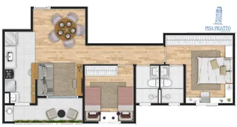 Apartamento com 2 Quartos à venda, 61m² no Santa Terezinha, Paulínia - Foto 7