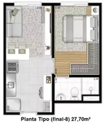 Apartamento com 1 Quarto à venda, 31m² no Varzea De Baixo, São Paulo - Foto 17