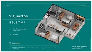 Apartamento com 3 Quartos à venda, 80m² no Praia dos Carneiros, Tamandare - Foto 41