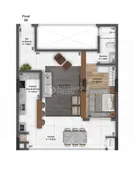 Apartamento com 1 Quarto à venda, 68m² no Nossa Senhora do Rosario, Santa Maria - Foto 6