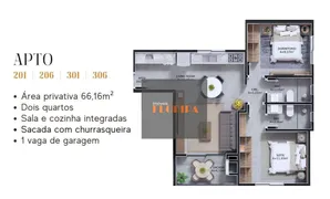 Apartamento com 2 Quartos à venda, 66m² no Ribeirão da Ilha, Florianópolis - Foto 8