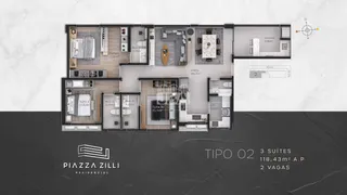 Apartamento com 3 Quartos à venda, 118m² no Centro, Itapema - Foto 22
