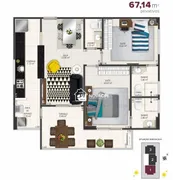 Apartamento com 2 Quartos à venda, 67m² no Vila Guilhermina, Praia Grande - Foto 17