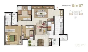 Apartamento com 3 Quartos à venda, 95m² no Vila da Serra, Nova Lima - Foto 1