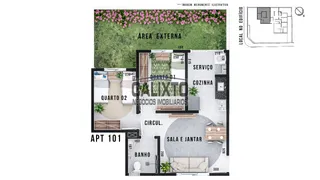 Apartamento com 2 Quartos à venda, 44m² no Jardim Canaã, Uberlândia - Foto 3