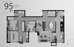 Apartamento com 3 Quartos à venda, 95m² no Vila Mogilar, Mogi das Cruzes - Foto 25