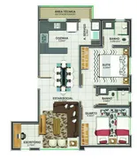 Apartamento com 2 Quartos à venda, 65m² no Tibery, Uberlândia - Foto 7