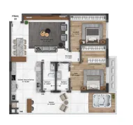 Apartamento com 1 Quarto à venda, 92m² no Nossa Senhora do Rosario, Santa Maria - Foto 6