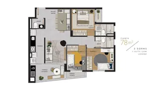 Apartamento com 3 Quartos à venda, 78m² no Bela Vista, Osasco - Foto 32