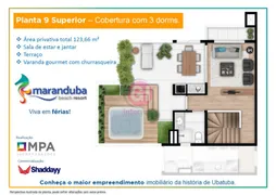 Cobertura com 3 Quartos à venda, 132m² no PRAIA DE MARANDUBA, Ubatuba - Foto 2