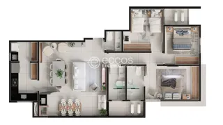 Apartamento com 3 Quartos à venda, 85m² no Santa Mônica, Uberlândia - Foto 8