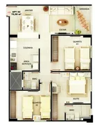 Apartamento com 2 Quartos à venda, 63m² no Universitário, Campina Grande - Foto 11