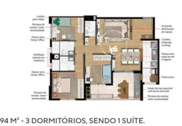 Apartamento com 3 Quartos à venda, 94m² no Vila Augusta, Guarulhos - Foto 8