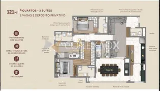 Apartamento com 4 Quartos à venda, 121m² no Jardim Itamarati, Campinas - Foto 6