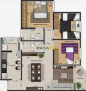 Apartamento com 3 Quartos à venda, 78m² no Jardim Bela Vista, Nova Odessa - Foto 8