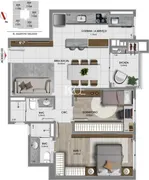 Apartamento com 2 Quartos à venda, 71m² no Estreito, Florianópolis - Foto 4