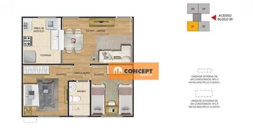 Apartamento com 2 Quartos à venda, 45m² no Parque Santa Rosa, Suzano - Foto 24