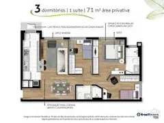 Apartamento com 3 Quartos à venda, 71m² no Santo Inácio, Curitiba - Foto 9