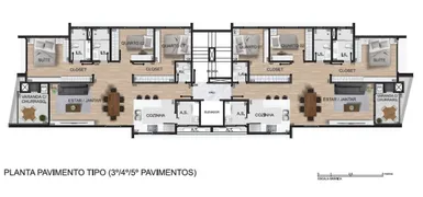 Apartamento com 3 Quartos à venda, 102m² no Boa Vista, Curitiba - Foto 9