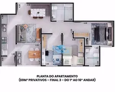 Apartamento com 3 Quartos à venda, 63m² no Vila Espirito Santo, Sorocaba - Foto 16
