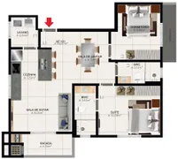 Apartamento com 2 Quartos à venda, 69m² no Iririú, Joinville - Foto 13