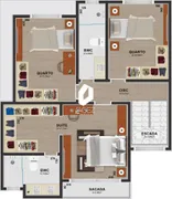 Casa de Condomínio com 3 Quartos à venda, 126m² no Boqueirão, Curitiba - Foto 14