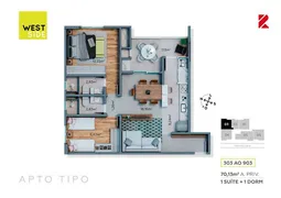 Apartamento com 2 Quartos à venda, 67m² no São Francisco, Curitiba - Foto 16