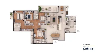 Apartamento com 3 Quartos à venda, 185m² no Ecoville, Curitiba - Foto 3