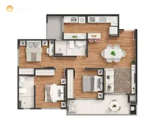 Apartamento com 3 Quartos à venda, 101m² no Tabuleiro, Barra Velha - Foto 17
