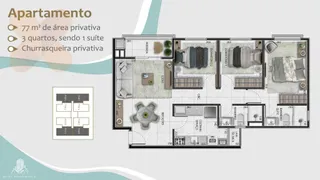 Apartamento com 2 Quartos à venda, 71m² no Centro, Pinhais - Foto 18