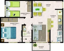 Apartamento com 2 Quartos à venda, 51m² no Santa Felicidade, Cascavel - Foto 2
