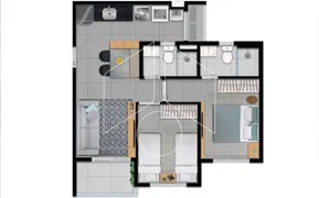 Apartamento com 1 Quarto para alugar, 12m² no Fragata, Marília - Foto 18