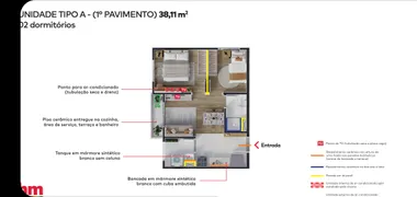 Apartamento com 2 Quartos à venda, 38m² no Capão Redondo, São Paulo - Foto 2
