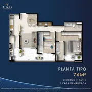 Apartamento com 2 Quartos à venda, 74m² no Esplanada Independência, Taubaté - Foto 1