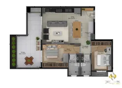 Apartamento com 3 Quartos à venda, 101m² no Humaitá, Bento Gonçalves - Foto 21