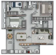 Apartamento com 3 Quartos à venda, 86m² no Costa E Silva, Joinville - Foto 9