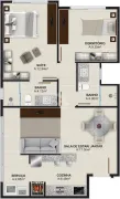 Apartamento com 2 Quartos à venda, 75m² no Patronato, Santa Maria - Foto 2