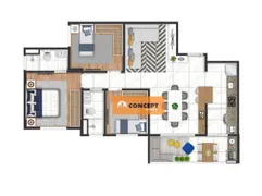Apartamento com 2 Quartos à venda, 66m² no Centro, Poá - Foto 5