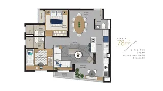 Apartamento com 3 Quartos à venda, 78m² no Bela Vista, Osasco - Foto 36