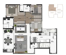 Apartamento com 3 Quartos à venda, 128m² no Cidade Industrial, Curitiba - Foto 13