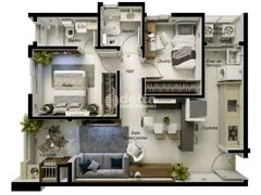 Apartamento com 2 Quartos à venda, 68m² no Santa Mônica, Uberlândia - Foto 3
