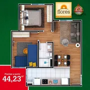 Apartamento com 2 Quartos à venda, 44m² no São Luiz, Americana - Foto 8