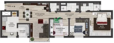 Apartamento com 3 Quartos à venda, 100m² no Panazzolo, Caxias do Sul - Foto 12