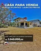 Casa de Condomínio com 3 Quartos à venda, 228m² no Vilas do Atlantico, Lauro de Freitas - Foto 1