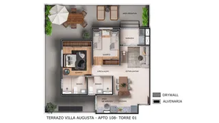 TERRAZO VILLA AUGUSTA no Vila Augusta, Guarulhos - Foto 33