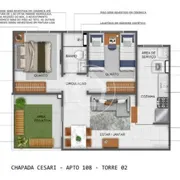Apartamento com 2 Quartos à venda, 39m² no Novo Colorado, Cuiabá - Foto 9