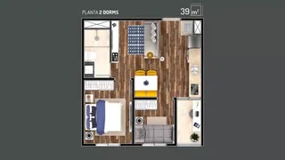 Apartamento com 2 Quartos para alugar, 39m² no Cangaíba, São Paulo - Foto 5